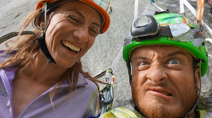 Eleonora Delnevo, El Capitan, Zodiac - Eleonora Delnevo and Diego Pezzoli attempting El Capitan in 2015