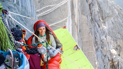 Eleonora Delnevo, El Capitan, Zodiac - Eleonora Delnevo climbing the Zodiac route on El Capitan, 2018