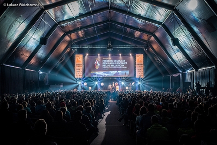 Piolets d'Or 2018, Ladek Zdrój, Poland - Piolets d'Or 2018: an audience of over 2000 people at  Ladek Zdrój in Poland