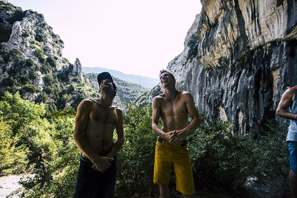 Rodellar Spain - Kilian Fischhuber & Jorg Verhoeven: La Sportiva climbing meeting at Rodellar in Spain
