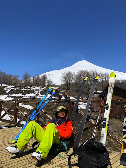 Cile scialpinismo vulcani - Après-ski sui vulcani del Cile per Paolo Tassi