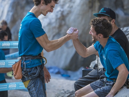Adam Ondra, Stefano Ghisolfi and the special sense of climbing at the Arco Champions Challenge