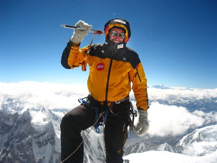 Hans Kammerlander con il Mount Tyree primo sulle Second Seven Summit