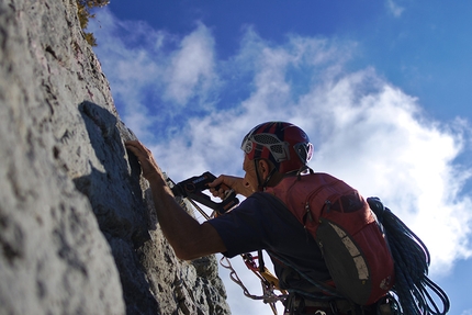 Monte Pubel Valsugana - La misura del tempo sul Monte Pubel in Valsugana: chiodatura