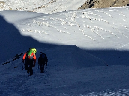 Montagna che cambia pelle, alpinismo, Michele Comi - Grandi crepacci su la Vadret da Pers