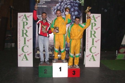 Dino Lagni - Campionato Italiano Difficoltà 2002 ad Aprica: 2. Dino Lagni 1. Flavio Crespi 3 . Cristian Brenna