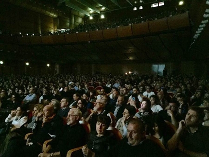 Reinhold Messner - Pubblico alla serata di Reinhold Messner L'assassinio dell'impossibile a Milano