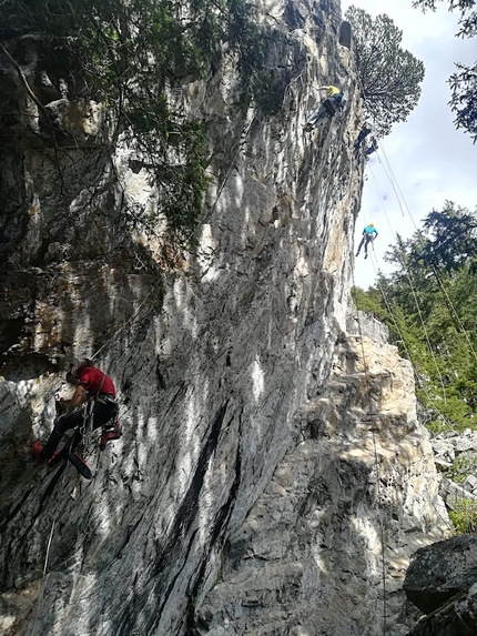 Crap de Tureglia - Crap de Tureglia: bolting the crag