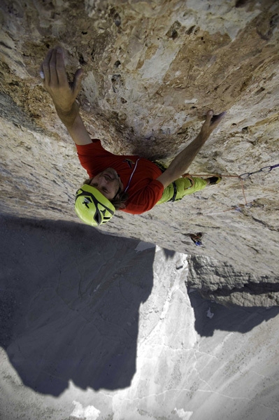 Christoph Hainz - Christoph Hainz su Pressknödl, Cima Ovest di Lavaredo, Dolomiti