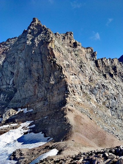 Valle Orco arrampicata plaisir - Valle dell'Orco: Testa del Grand Etret - Via Bricco Gandolfo