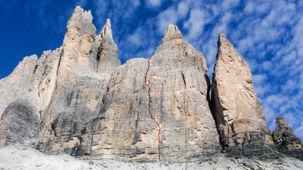 Tre Cime di Lavaredo Punta Frida: a first ascent in the Dolomites