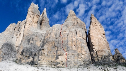 Tre Cime di Lavaredo Punta Frida: una prima salita in Dolomiti