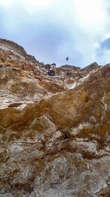 Tre Cime di Lavaredo, Dolomites - Punta Frida Tre Cime di Lavaredo: making the first ascent of The Lights from the other World (Michal Coubal, Ája Coubalová 07/2018)