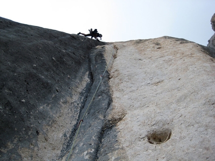 40 anni rifugio Falier, first free ascent by Mittersteiner and Renzler in Marmolada