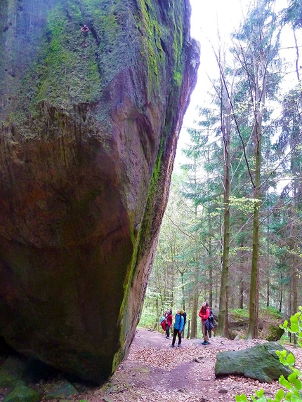 Labak, arrampicata sull'arenaria della Repubblica Ceca - Labak: Riva sinistra Dolni Zleb 