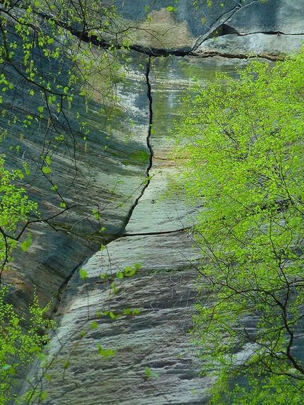 Labak, arrampicata sull'arenaria della Repubblica Ceca - Labak: Riva sinistra Dolni Zleb 