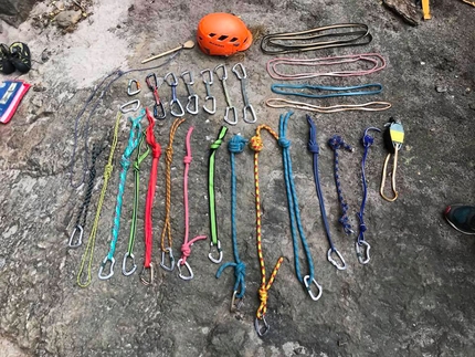 Labak, sandstone climbing in the Czech Republic - Labak right bank: gear needed to climb Big Wall