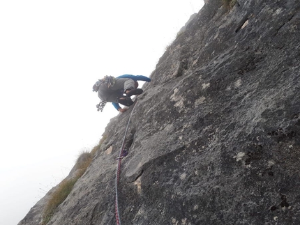 Cima Uomo, Val di Tovel, Val di Non - Cameltoe Cima Uomo, Val di Tovel (Alessandro Lucchi, Vincenzo Mascaro, Alessio Miori 10, 22/09/2018)