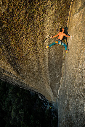 Adam Ondra - Adam Ondra repeating The Book of Hate, Yosemite, freed by Randy Leavitt in 1999