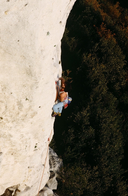 Finale arrampicata, Giovanni Massari - Federico Bausone sul Pescecane a Finale