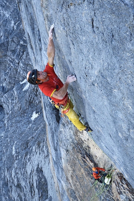 Eiger parete nord: Roger Schaeli apre Airplane Mode