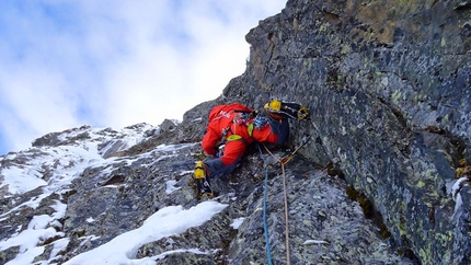 Simon Gietl and Vittorio Messini forge new mixed climb up Mt Prijakt in Austria
