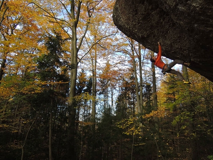 Stefan Scarperi does Action Directe in Frankenjura