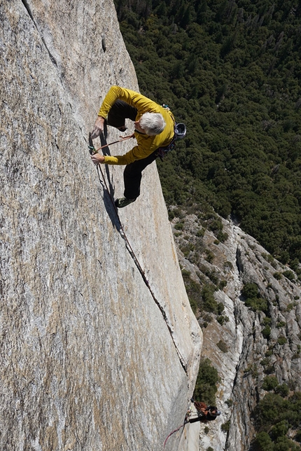 El Capitan, Lurking Fear, Yosemite - Lurking Fear El Capitan: Silvano de Zaiacomo sul nono tiro