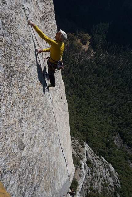 El Capitan, Lurking Fear, Yosemite - Lurking Fear El Capitan: Silvano de Zaiacomo sul nono tiro