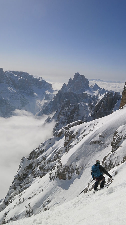 Punta dei Tre Scarperi, Dolomiti - Punta dei Tre Scarperi, Dolomiti: prima ripetizione (Francesco Vascellari, Davide D’Alpaos 10/03/2018)