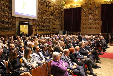 Premio letterario sportivo Memo Geremia - L'Aula Magna dell'Università di Padova dove si terrà la premiazione del Premio Letterario Sportivo Memo Geremia Città di Padova, vinto nel 2018 da Manolo per il suo libro Eravamo Immortali