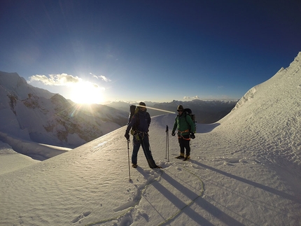 Himjung Nepal, Vitus Auer, Sebastian Fuchs, Stefan Larcher - Himjung (7092 m) Nepal: arrival at Camp 1 on 31/10/2018 at 17:00