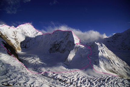 Himjung Nepal, Vitus Auer, Sebastian Fuchs, Stefan Larcher - Himjung (7092 m) Nepal and the West Ridge climbed by Vitus Auer, Sebastian Fuchs, Stefan Larcher