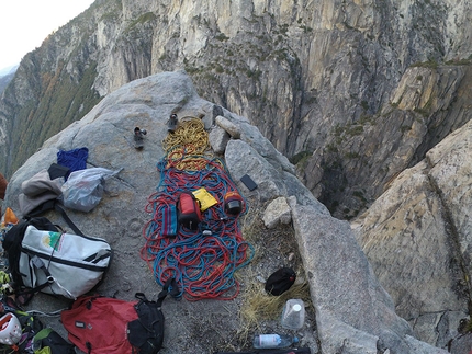 Federica Mingolla, Yosemite, Andrea Migliano - El Capitan West Face, 5.11d, il bivacco di Federica Mingolla e Andrea Migliano in Yosemite