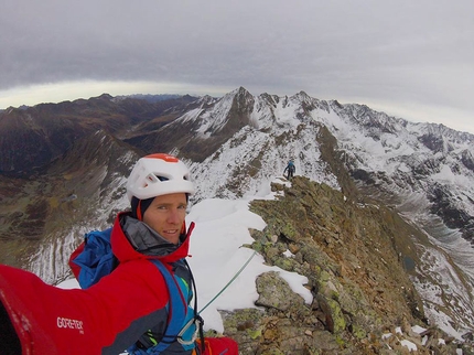 Wechnerwand, Philipp Brugger, Martin Sieberer - Wechnerwand parete nord, prima salita di Philipp Brugger e Martin Sieberer, 11/2018