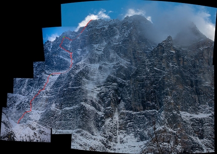 Mount MacDonald, Canada, Chris Wright, Graham Zimmerman - The Indirect American North Face of Mount MacDonald, Selkirk Mountains, Canada (Chris Wright, Graham Zimmerman)