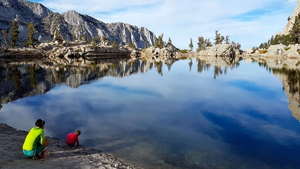 Arrampicata High Sierra, USA, Alessandro Baù, Claudia Mario - Mount Whitney