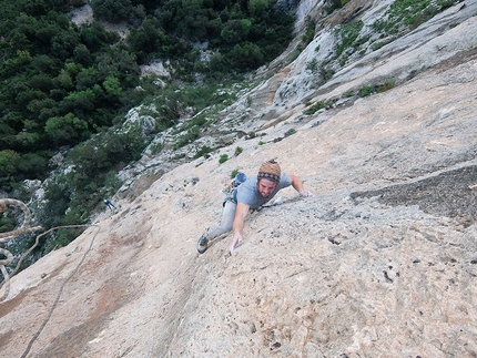 Dolcevita, Punta Argennas, Sardegna, Alessio Miori, Vincenzo Mascaro, Lorenzo Gadda - Alessio Miori su La mia Dolcevita alla Punta Argennas, Sardegna, aperta insieme a Vincenzo Mascaro e Lorenzo Gadda