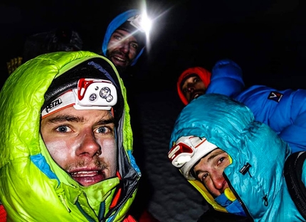 Le Quatuor à cordes, new climb up Lobuche East above Nepal's Khumbu valley