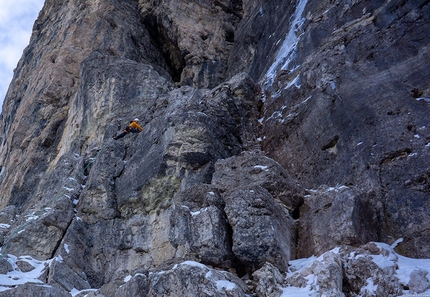 Langental, Dolomites, Daniel Ladurner, Hannes Lemayr - Airport in Val Lietres, Dolomites climbed by Daniel Ladurner and Hannes Lemayr