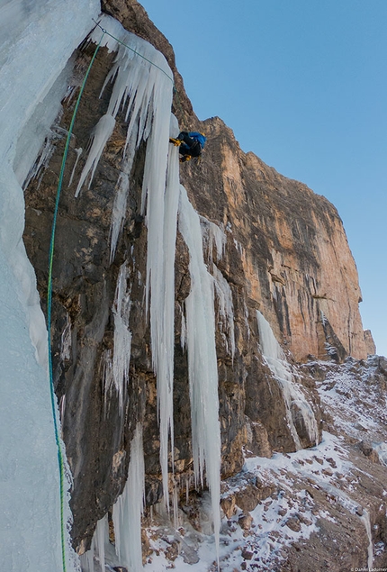 Langental, Dolomites, Daniel Ladurner, Hannes Lemayr - Airport in Val Lietres, Dolomites climbed by Daniel Ladurner and Hannes Lemayr