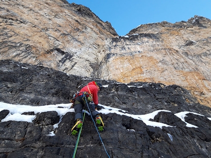 Siamo fuori dal Tunnel sulla Cima Grostè: nuova via nelle Dolomiti di Brenta