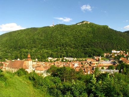 Rock climbing around Brasov, Romania