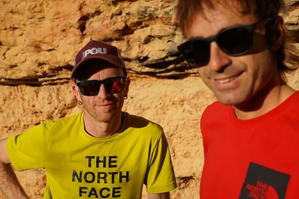 Iker Pou, Margalef - Iker Pou sending Artaburu at Margalef in December 2018, the hardest sport climb he has climbed so fa