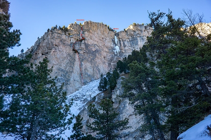 Vallunga, Sonnentanz, Dolomiti, Daniel Ladurner, Hannes Lemayer - Sonnentanz, Vallunga, Dolomiti (Daniel Ladurner, Hannes Lemayer 18/12/2018)