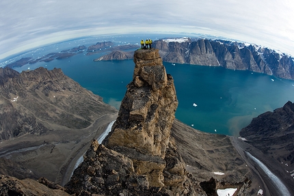 Eventyr, new route in Greenland for Gietl, Kopp, Schäli and Ulrich