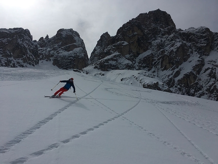 Dolomiti sci ripido - Dolomiti: Cima di Sesto, prima traversata