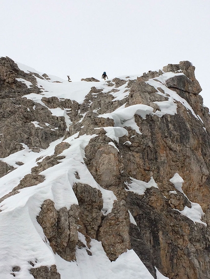 Dolomiti sci ripido - Dolomiti: Cima di Sesto, prima traversata