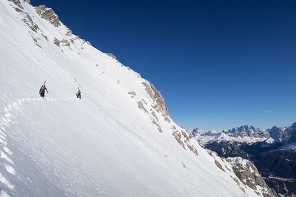 Dolomiti sci ripido - Dolomiti: Moiazzetta prima discesa