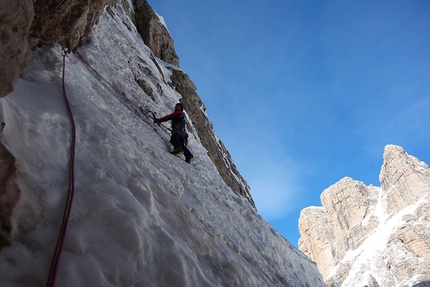 Dolomiti di Brenta: sulla Cima Brenta la nuova via invernale Tigersoft